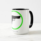 Yes銃! 15のozのコーヒー・マグ マグカップ (正面右)