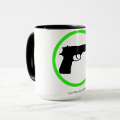 Yes銃! 15のozのコーヒー・マグ マグカップ (正面左)