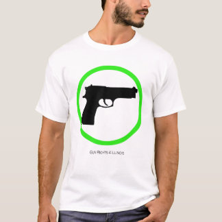 Yes銃! GunRights4Illinoisによる基本的なTシャツ Tシャツ