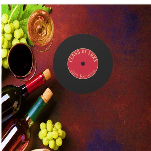 Yes50年！クラス懇親会コースター ラウンドペーパーコースター