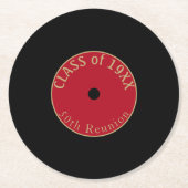 Yes50年！クラス懇親会コースター ラウンドペーパーコースター (正面)