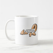 YES、あなたは陽気なおみくじ入りクッキー コーヒーマグカップ (左)