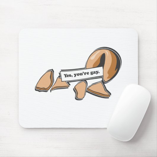 YES、あなたは陽気なおみくじ入りクッキー マウスパッド (マウス)