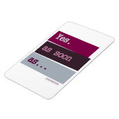 Yes.すぐに…紫色の磁石 マグネット (左側)