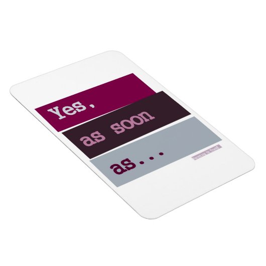 Yes.すぐに…紫色の磁石 マグネット (右側)