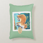 Yes、それは私のナチュラルカラーキツネ16x16装飾用クッション アクセントクッション (正面(垂直))