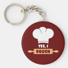 「Yes、わしはパン生地」ベイカーの キーホルダー