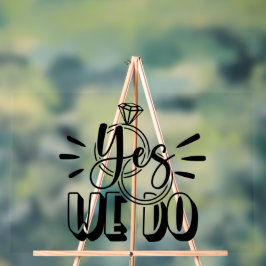 Yes アクリルサイン