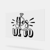 Yes アクリルサイン (傾斜)