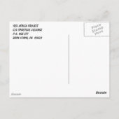 Yes!アフリカだ！ポストカード ポストカード (裏面)