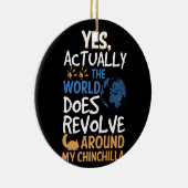 Yes・アルトリアル・ザ・ワールド・リのまわりにボルブ・チンチラ セラミックオーナメント (右)
