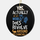 Yes・アルトリアル・ザ・ワールド・リのまわりにボルブ・チンチラ セラミックオーナメント (左)