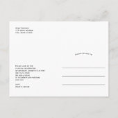 yes、アーモダンチシンプル 案内ポストカード (裏面)