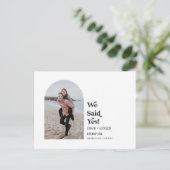 yes、アーモダンチシンプル 案内ポストカード (スタンド正面)