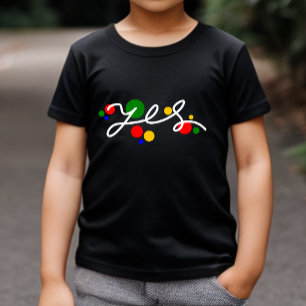 Yes-カラフルベビーTシャツティー DP7Art ベビーTシャツ