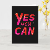 Yes カード (黄色い花)