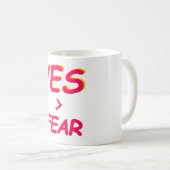 Yes>コーヒーマグを恐れる コーヒーマグカップ (正面右)
