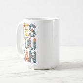 Yes コーヒーマグカップ (正面左)