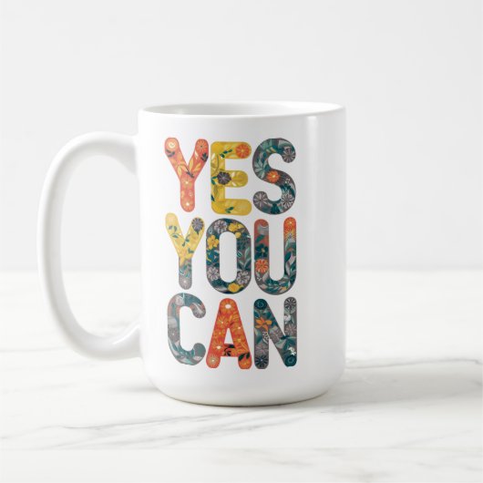 Yes コーヒーマグカップ (左)