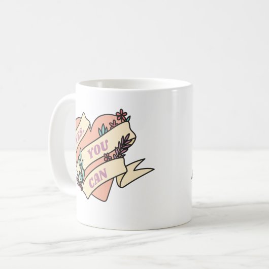 Yes コーヒーマグカップ (正面左)