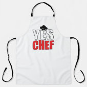Yes、シェフ エプロン (正面)