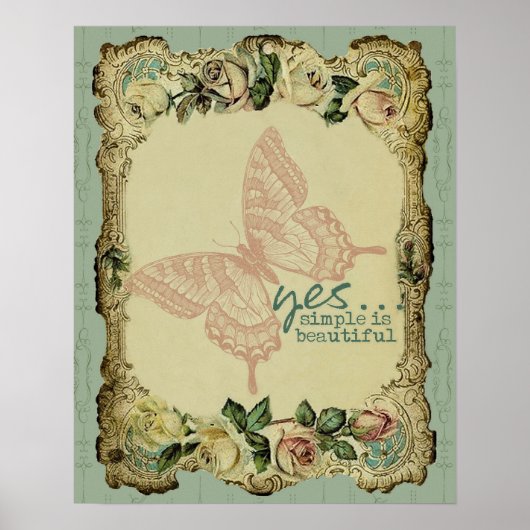 Yes...シンプル美しい ポスター (正面)