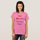Yes!スティックを運転できる! Tシャツ (正面フル)