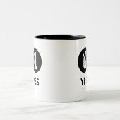 Yes ツートーンマグカップ (中央)