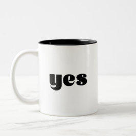 Yes ツートーンマグカップ