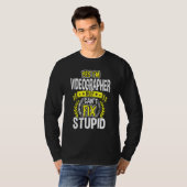 Yes、ビデオグラファー Tシャツ (正面フル)