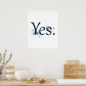 Yes ポスター (キッチン)
