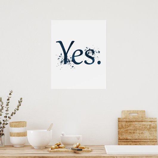 Yes ポスター (キッチン)