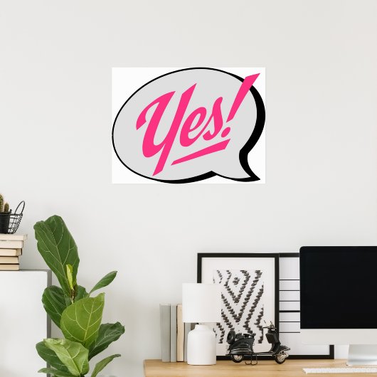 Yes ポスター (ホームオフィス)