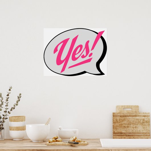 Yes ポスター (キッチン)