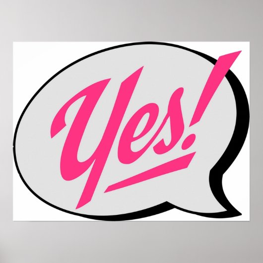 Yes ポスター (正面)