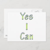 Yes ポストカード (正面/裏面)