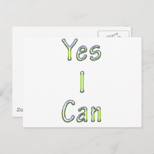 Yes ポストカード (正面/裏面)