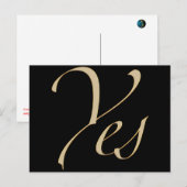 Yes ポストカード (正面/裏面)