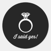 yes! ラウンドシール (正面)