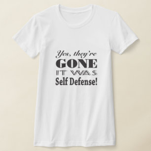 Yes、乳がんの自己防衛になった Tシャツ