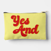 Yes&即興コメディクラブコメディアン アクセサリーポーチ (裏面)