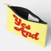 Yes&即興コメディクラブコメディアン アクセサリーポーチ (見開き)
