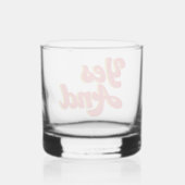 Yes&即興コメディクラブコメディアン ウイスキーグラス (裏面)