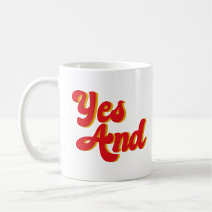 Yes&即興コメディクラブコメディアン コーヒーマグカップ