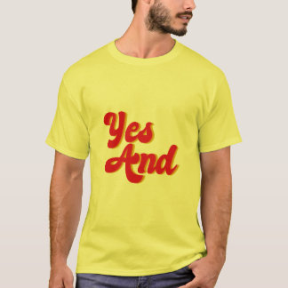 Yes&即興コメディクラブコメディアン Tシャツ