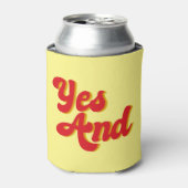 Yes・即興コメディー団 缶クーラー (缶正面)
