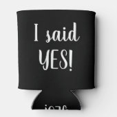 yes!婚約飲料ホルダー 缶クーラー (裏面)