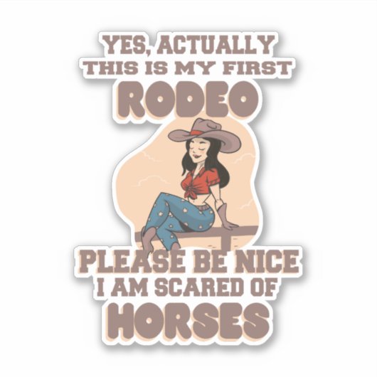 YES、実際には、これは私の最初のRODEO PLEASE NIC シール (正面)