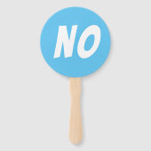 Yes/性別なしリビールガールクイズゲーム看板 ハンドファン (裏面)