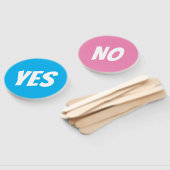 Yes/性別なしリビールボーイクイズゲーム看板 ハンドファン (組立なし)